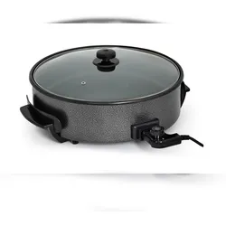 Tarrington House Multipfanne MP1420,  Aluminium, Ø 40 cm, 1400 W, schwarz