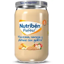 Nutribén Apfel, Orange, Banane, und Kekse Potito 235g