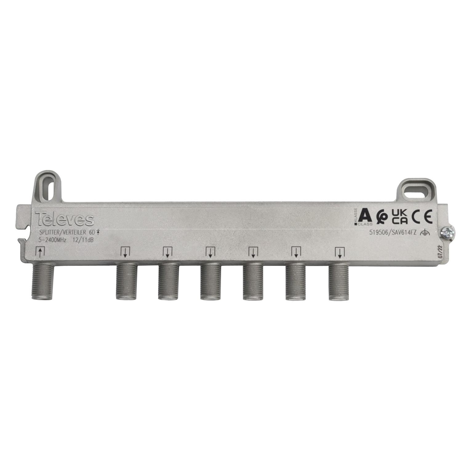 Televes SAV 614FZ Verteiler 6-fach SAT (Verteiler) (519506)
