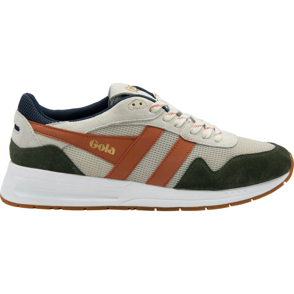 Gola Delta Sneaker Men off white/dark khaki/moody orange (WU) 41 CMB780-WU-41-offwhitedarkkhakimoodyorange