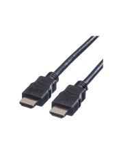 VALUE Secomp HDMI-Kabel HDMI M bis M 2 m abgeschirmt Schwarz (11.99.5542)