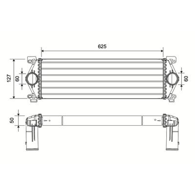 VALEO Ladeluftkühler 822966 für RENAULT TRUCKS