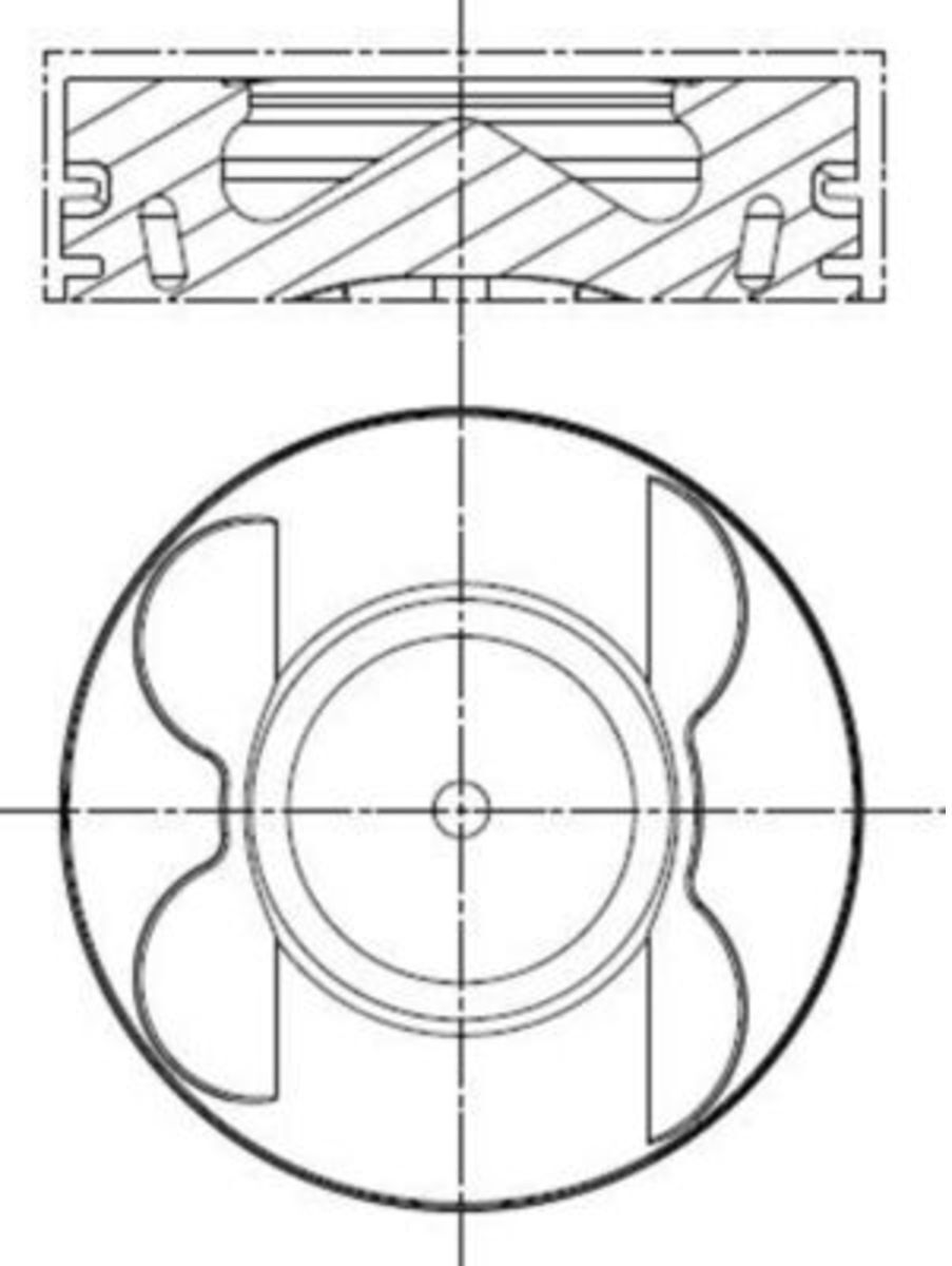 Mäntä Mahle 001 Pi 00178 000