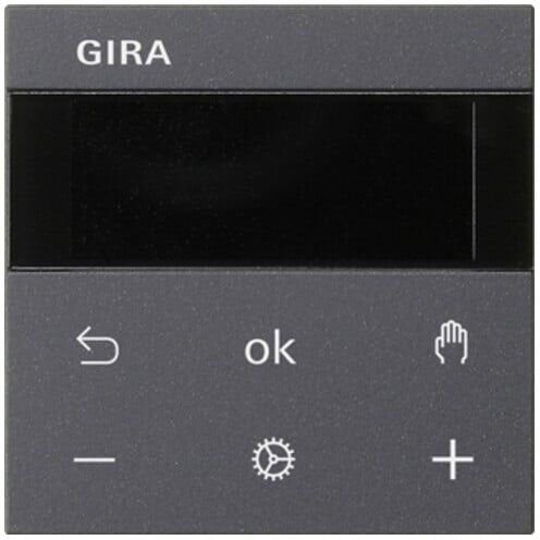 Gira Raumtemperaturregler RTR BT System anthrazit 539428)