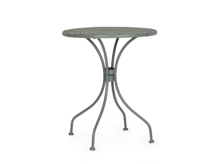 Feeling4Home Esstisch Lizette aus Metall, Dark Olive, Geeignet für 2-3 Personen