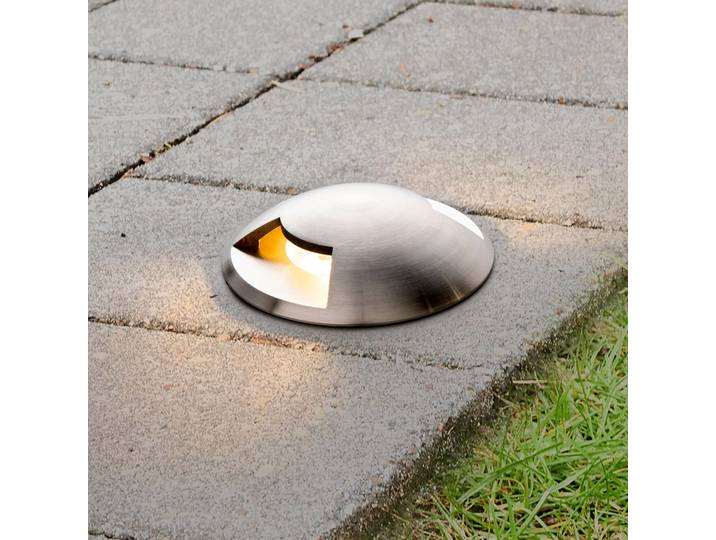Helene Bodeneinbaustrahler Aluminium - Lucande - Terrasse - Modern - Metall - Einflammig