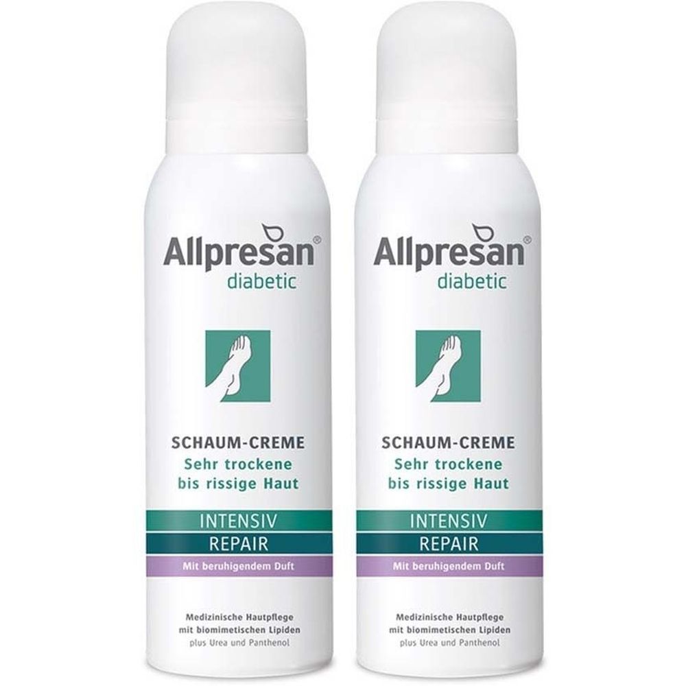 Allpresan diabetic Inten.+Repair m.Urea beruh.Duft 2x 2x125 ml Schaum