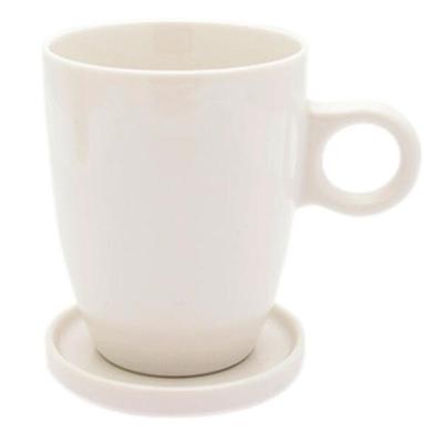 Pickwick Tea Porzellan Tasse + Tee Tip weiß, 230 ml