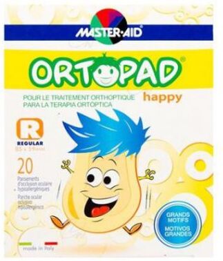 Ortopad Happy Regular Eye Patches 20 Units 20