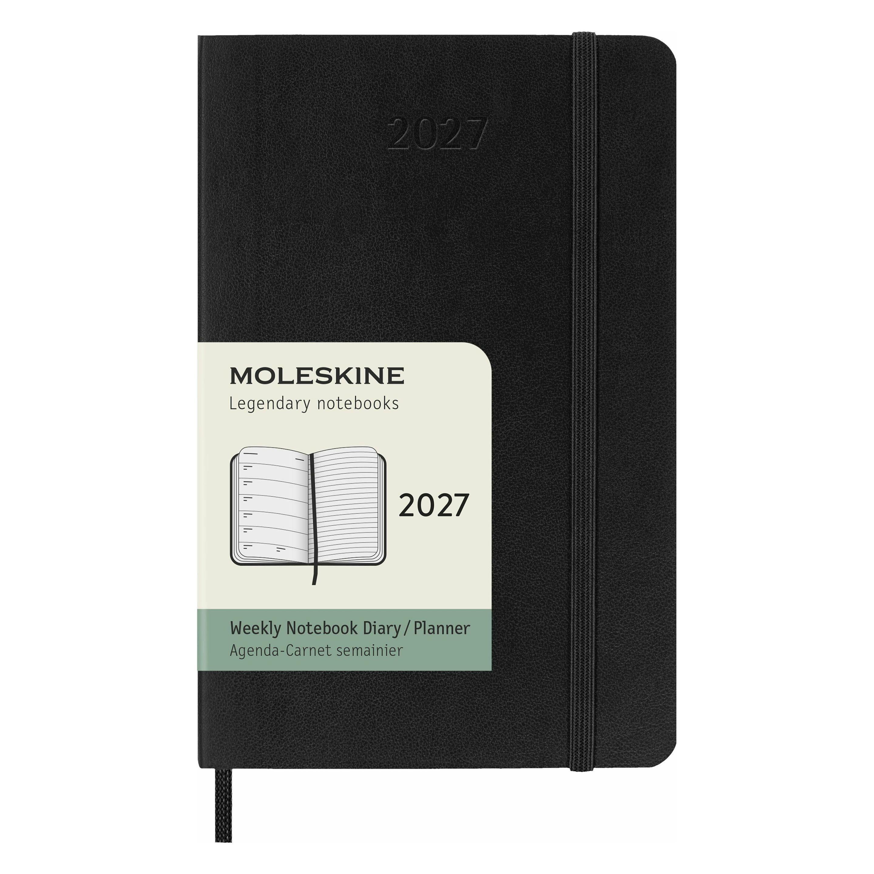 Moleskine Taschenagenda Weekly (A6, 1 Woche / 1 Seite) (8056999279615)