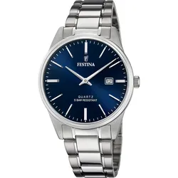 Festina Quarz Herren Klassik F20511/3 - blau,silber - 39.3mm