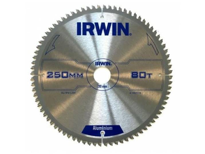 Irwin - Lame De Scie Pour Aluminium 250x2 5x30 0 Mm Z80 -6°