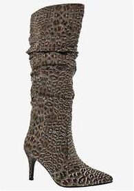 Women's Amp Boots by Bellini in Gold Multi Leopard (Size 8 M)