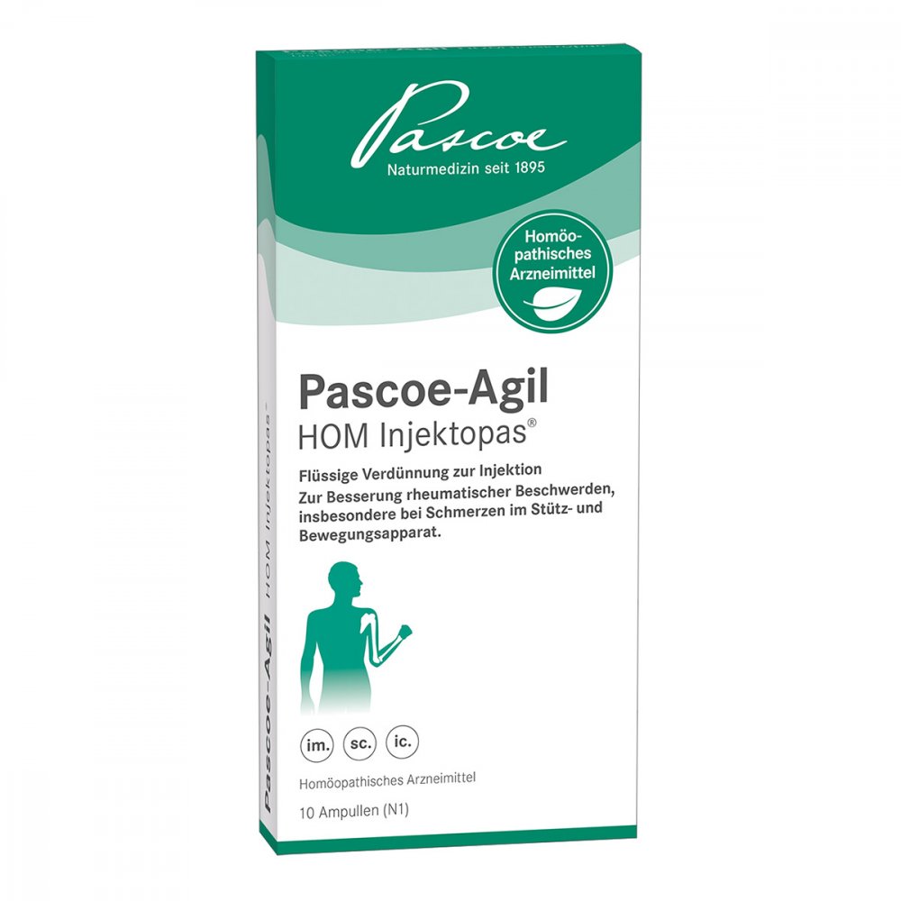 Pascoe pharmazeutische Präparate GmbH Pascoe-agil Hom Injektopas Ampullen 05952596