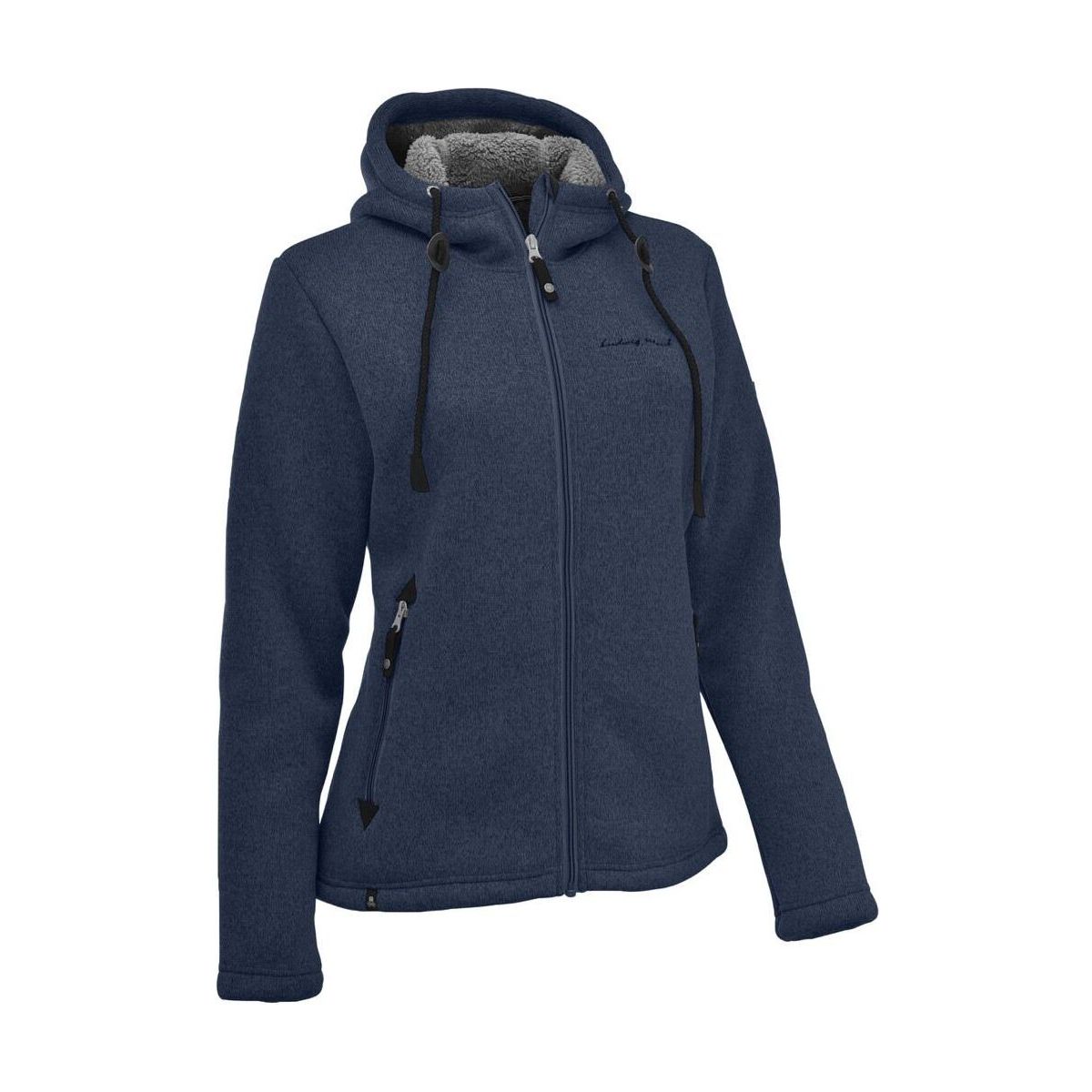 MAUL Sport Chieming - Strickfeecejacke m. Kap. blue (73) 50 5213200202-73-50