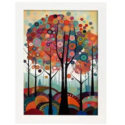 POSTER Rosina Wachtmeister – Bäume A3 Weißer Rahmen