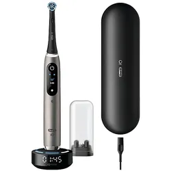 ORAL-B iO Series 10 Smart Adapt, Schnellladestation, Lade-Reise-Etui, Elektrische Zahnbürste Gold, Reinigungstechnologie: Mikrovibrationen