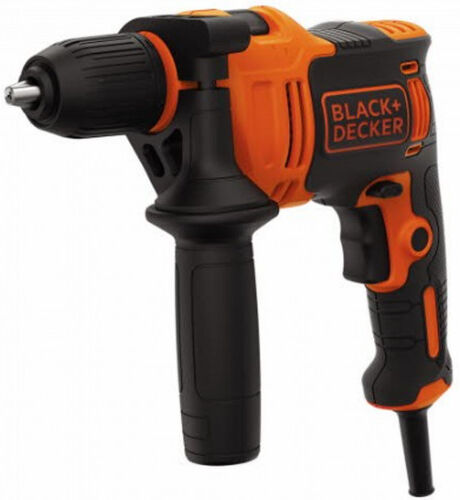 BLACK &amp; DECKER Black &amp;amp; Decker BEH550-QS Perceuse visseuse a percussion (17Nm/550W)