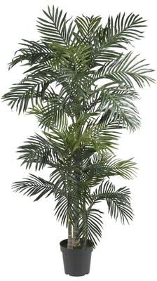 Nearly Natural 6.5' Golden Cane Artificial Palm Tree
