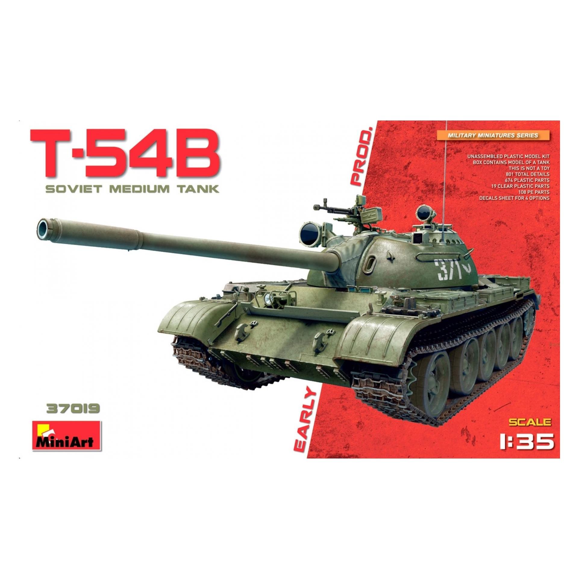 Mini art Soviet Medium Tank T-54B(Early Produktio (37019)