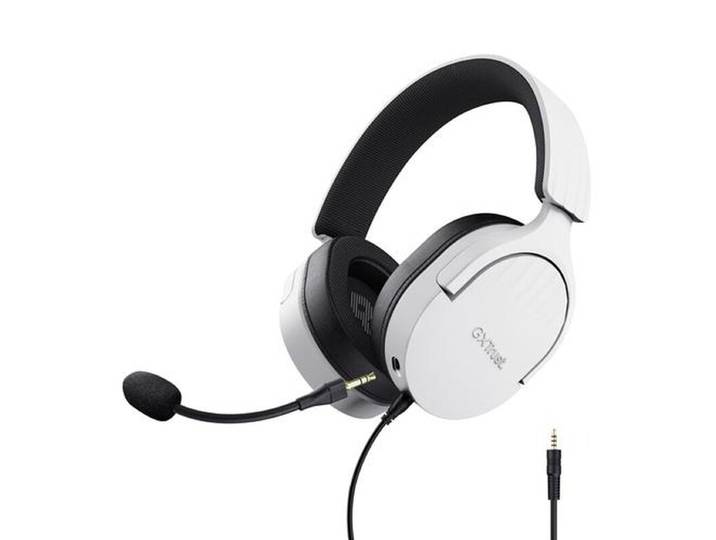 Trust GXT 489 W Fayzo - Gaming Headset - Bedraad - 50 mm Drivers - Over-ear - Wit