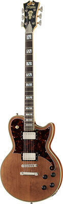DAngelico DLX Atlantic Baritone Walnut Satin Walnut