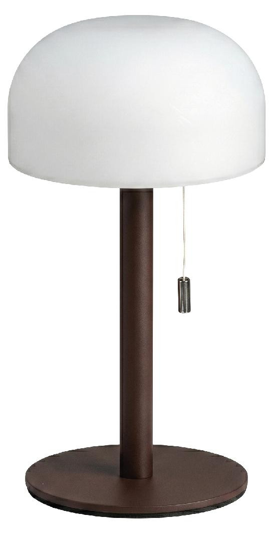Luxus Europe Bobby Tafellamp - Bruin - Draadloze LED Tafellamp voor Binnen en Buiten