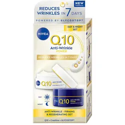 NIVEA, Beauty Geschenkset, Q10 Power Duo Geschenkset gegen Falten (Gesichtspflege Set)