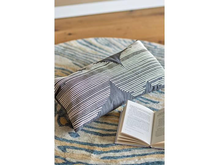 Coussin Brechia Gris 10 x 60 x 30cm Autres/Coton