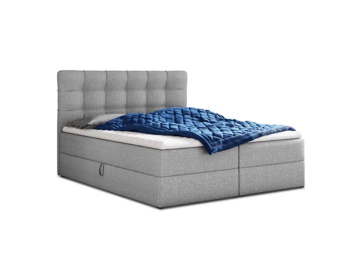 Sofnet Boxbett Best - 160x200 - grau (Inari 91, Webstoff), Grau, H3, Rechteckig, 160x200 cm, Schlafzimmer, Betten, Boxspringbetten