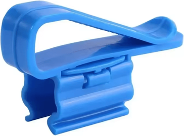 Uplift Curations Aquarium Filtration Pipe Holder & Flow Control Clamp Syphon Tube Clip For Fish Tank & Home Brew Bucket blue 2pcs