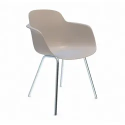 Infiniti Stuhl Sicla 4 Legs Kunststoff Beige Sand