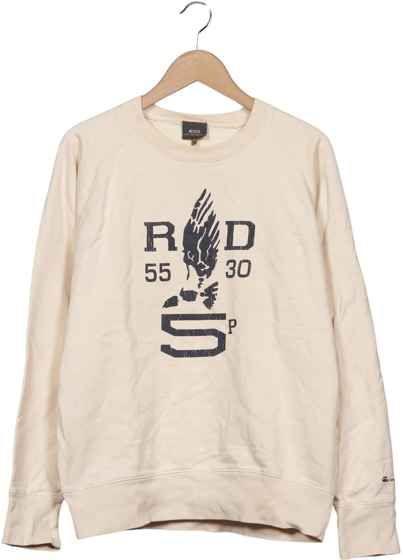 G Star RAW Damen Sweater, Beige, Gr. M, Baumwolle - Second Hand