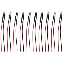 TAMS Elektronik 81-50068-10-C LED mit Anschlussdrähten Blau 10 St.