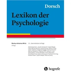 Dorsch - Lexikon der Psychologie, Fachbücher von Markus Antonius Wirtz