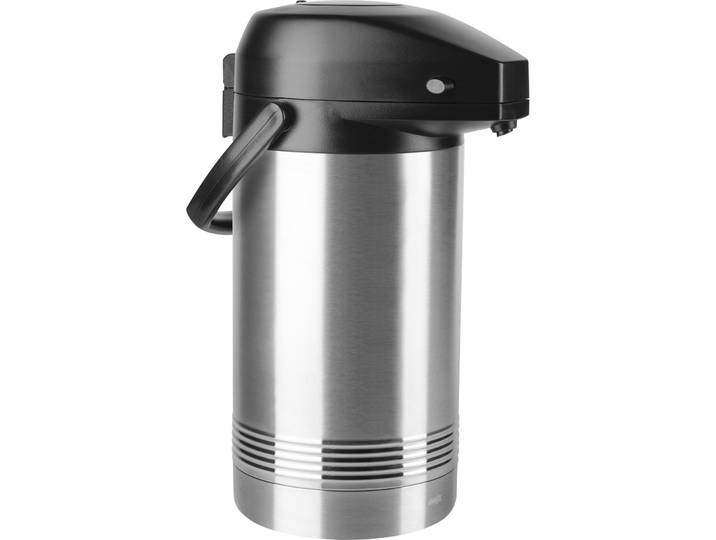 Thermoskanne Emsa President 3000 ml Schwarz/Silber - Thermokanne