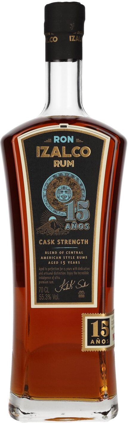 Ron Izalco 15 Años Rum CASK STRENGTH 55,3% Vol. 0,7l