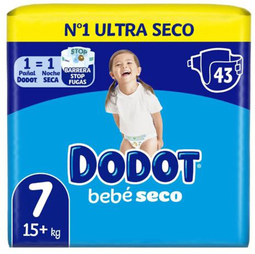 Couches Dodot Stages taille 7 15-24 kg 43 unités
