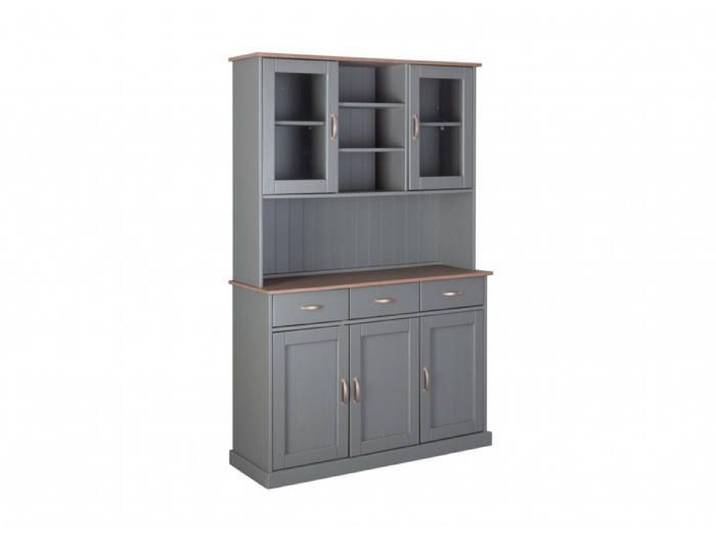 Buffet Flensburg 131x45h191 cm gris