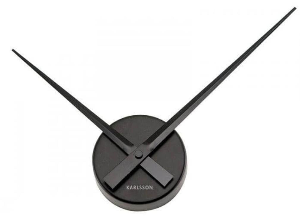 Karlsson Wandklok Little Big Time Mini, zwart