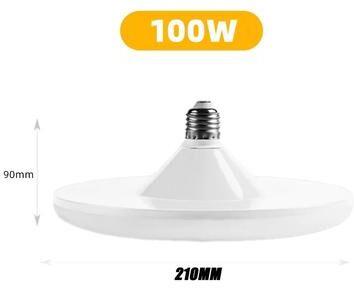 Uplift Essentials LED Bulb E27 Base Energy Saving Indoor Lamp UFO Design 100w