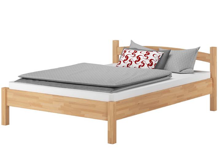 Massivholzbett Einzelbett Holzbett 120 x 200 cm Buche