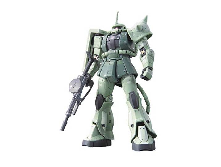 RG Mobile Suit Gundam MS-06F Mass Production Zaku 1/144 Scale Color-Coded Plastic Model