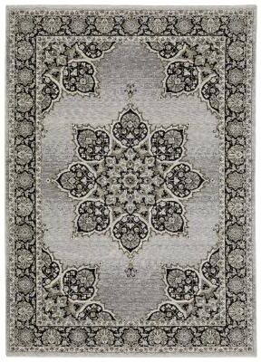 Style Haven Cádiz Bohemian Medallion Grey/Charcoal Area Rug
