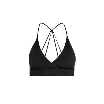 Bügelloser BH MAGIC BODYFASHION "Dream Crossover Bralette", Damen, Gr. XL, N-Gr, schwarz, Obermaterial: 83% Polyamid, 17% Elasthan, unifarben, BHs, mit einzigartigem Kreuzträger-Detail