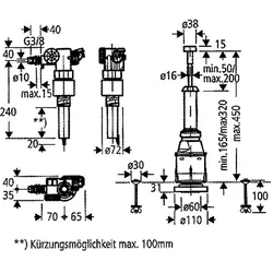 Servo-Set GROHE StarLight Stück mattchrom-chrom