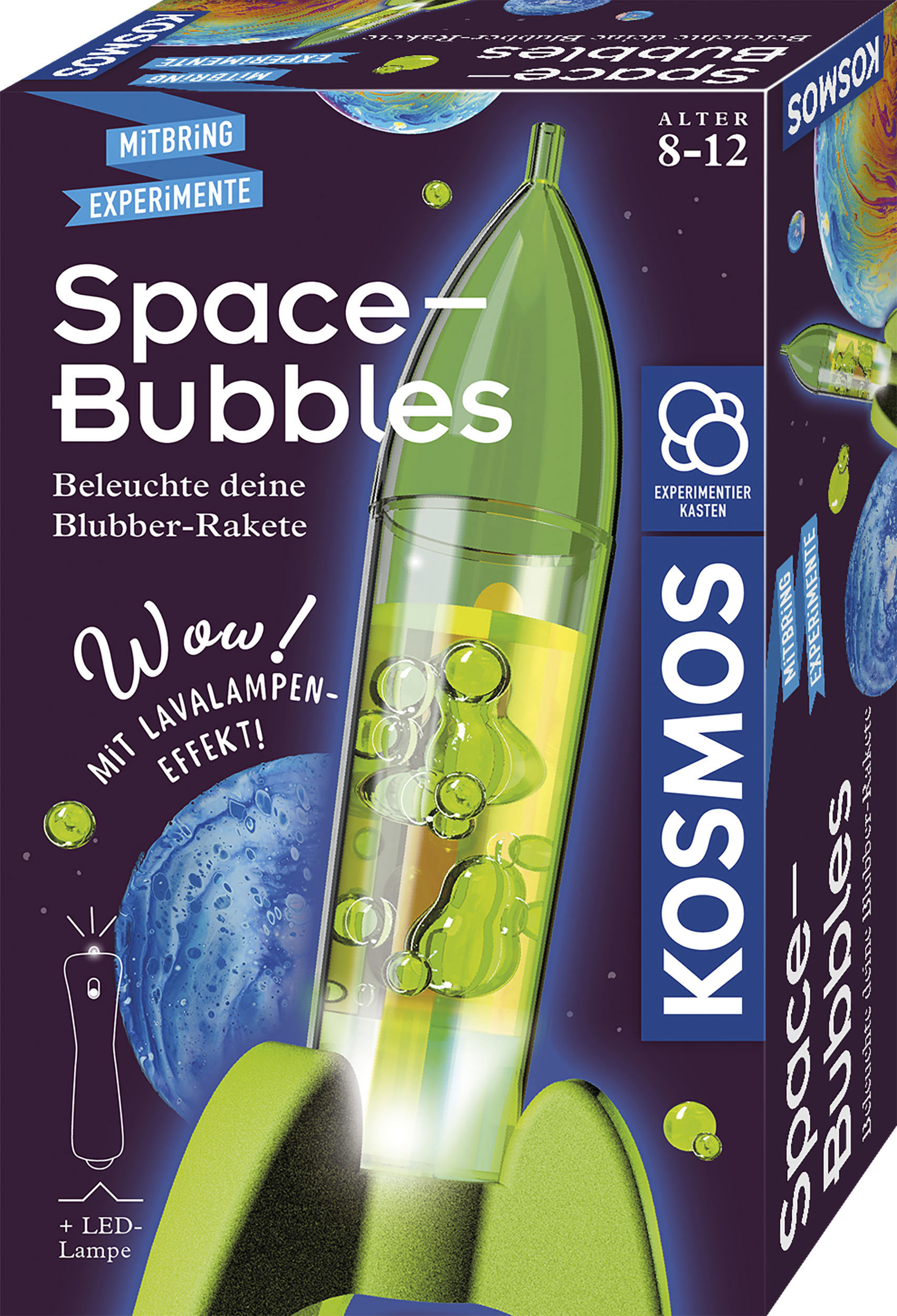 Experimentierkasten KOSMOS "Space Bubbles", bunt (weiß, neutral), Experimentierkästen, Kinder, Experimentierkasten