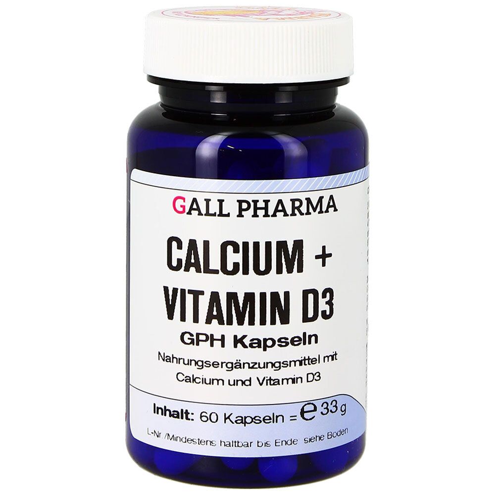 Calcium+Vitamin D3 GPH Kapseln 60 St