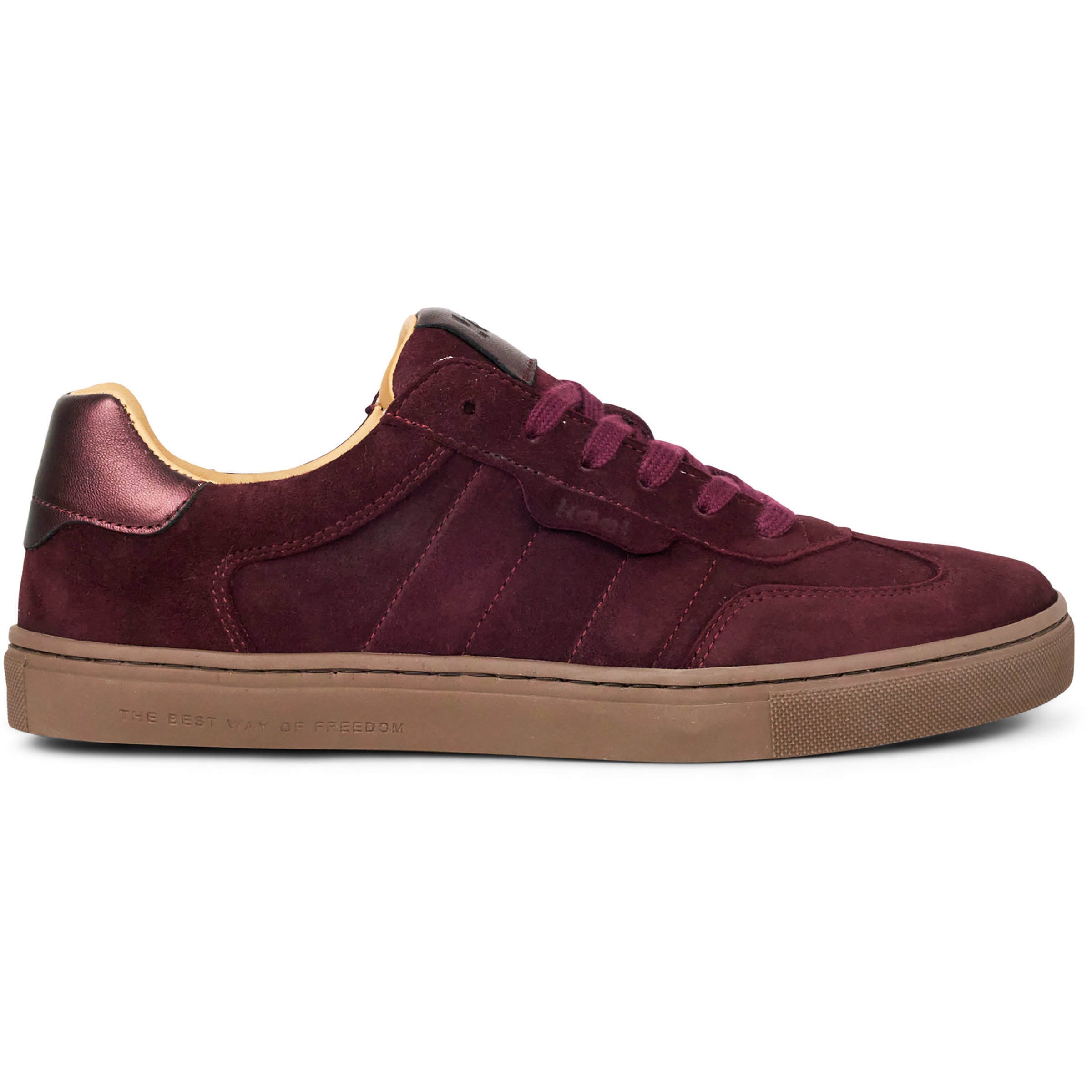 Koel Barefoot Helena Suede Damen Barfußschuhe rot Größe 41 Lifestyle Wasserabweisend