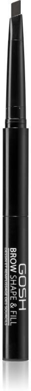 GOSH COPENHAGEN Brow Shape & Fill dual-ended eyebrow pencil shade 002 Greybrown 0.5 g